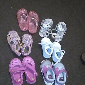 Toddler shoes 4,5,5. Women boots size 7